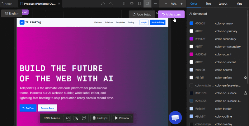 Animation of AI Assistant